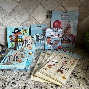 Pirate Theme Birthday Supplies Decorations Napkins Invitations
